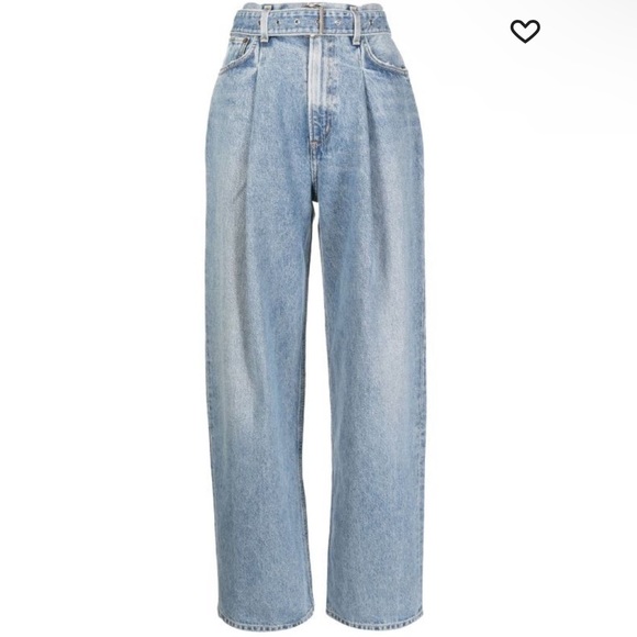AGOLDE High Wasted Wide Leg Jeans - Picture 1 of 4